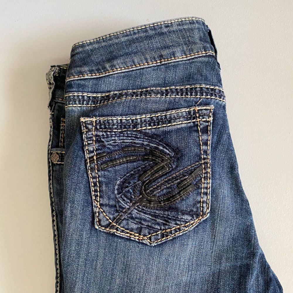Silver suki capri jeans pants